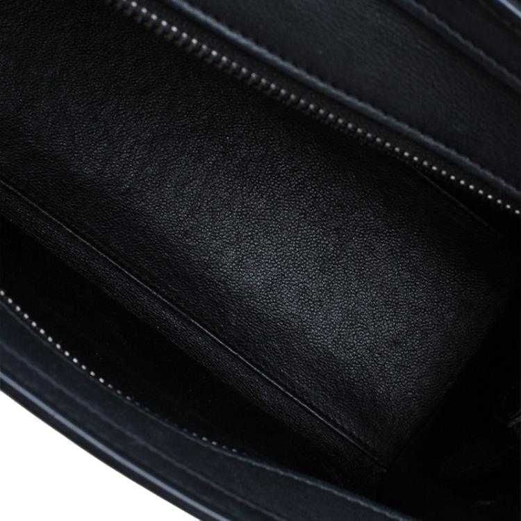 Pre Owned Celine Tri Color Leather Nano Luggage Bag