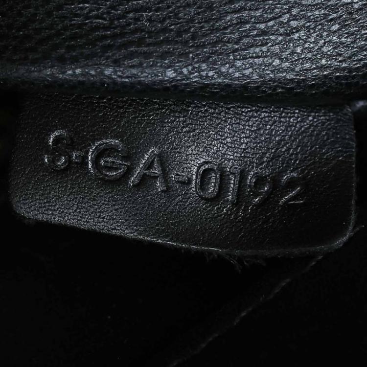 Pre Owned Celine Black Python and Leather Mini Luggage Tote