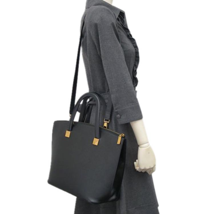 Pre Owned Celine Black Leather Top Handle Bag