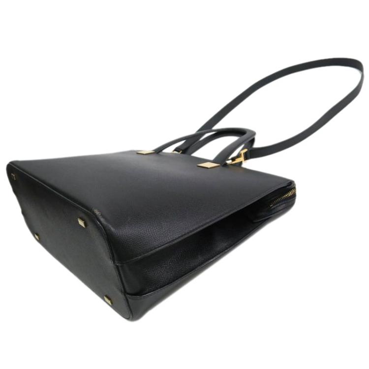 Pre Owned Celine Black Leather Top Handle Bag