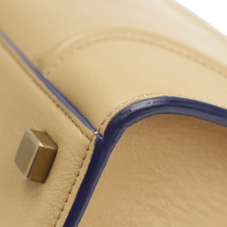 Pre Owned Celine Beige Leather Phantom Luggage Tote