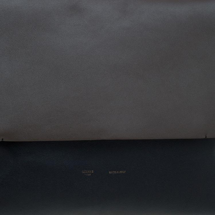 Pre Owned Celine Tri Color Leather and Suede All Soft Shoulder Bag