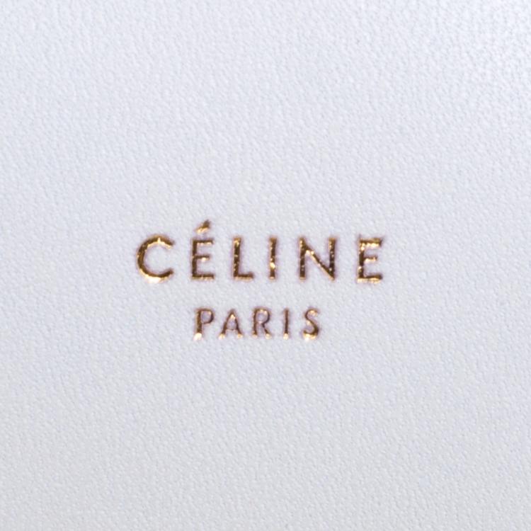 Pre Owned Celine White Leather Bum Waist Bag