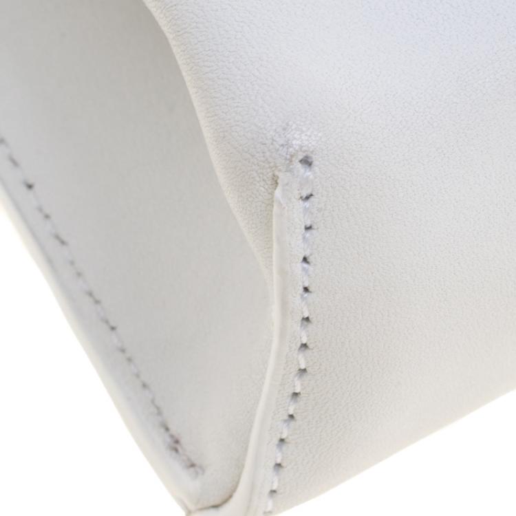 Pre Owned Celine White Leather Bum Waist Bag