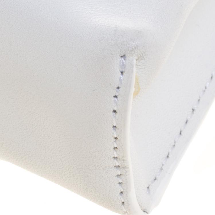 Pre Owned Celine White Leather Bum Waist Bag