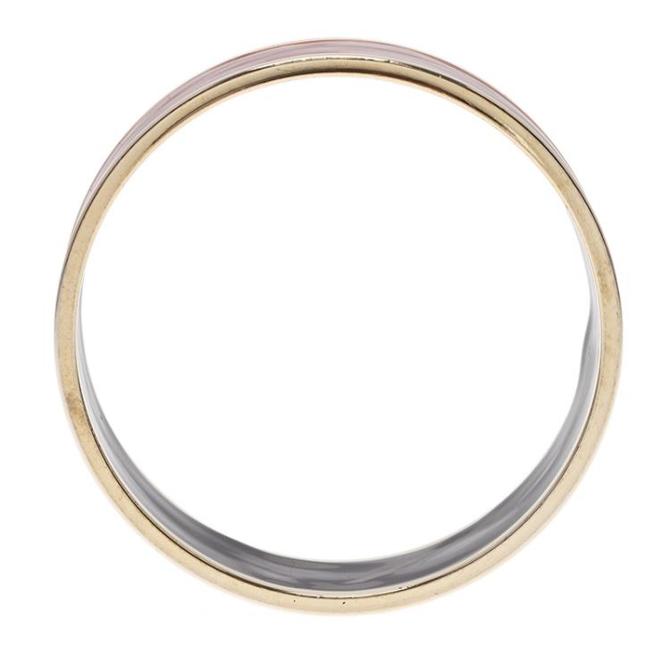 Pre Owned Carolina Herrera CH Red Bangle Bracelet