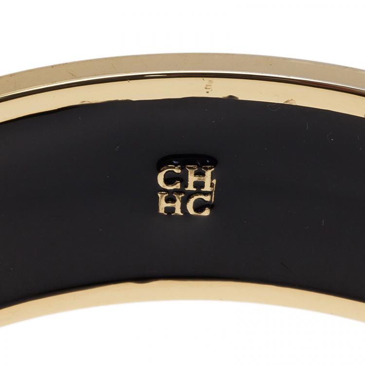 Pre Owned Carolina Herrera CH Red Bangle Bracelet
