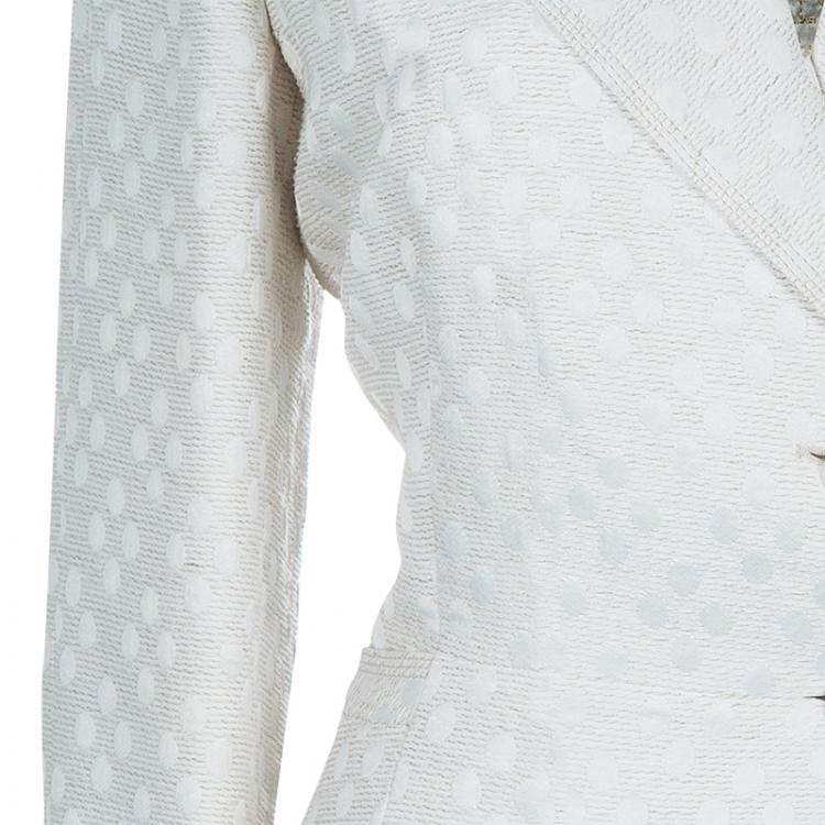 Pre Owned CH Carolina Herrera White Dress Suit XL