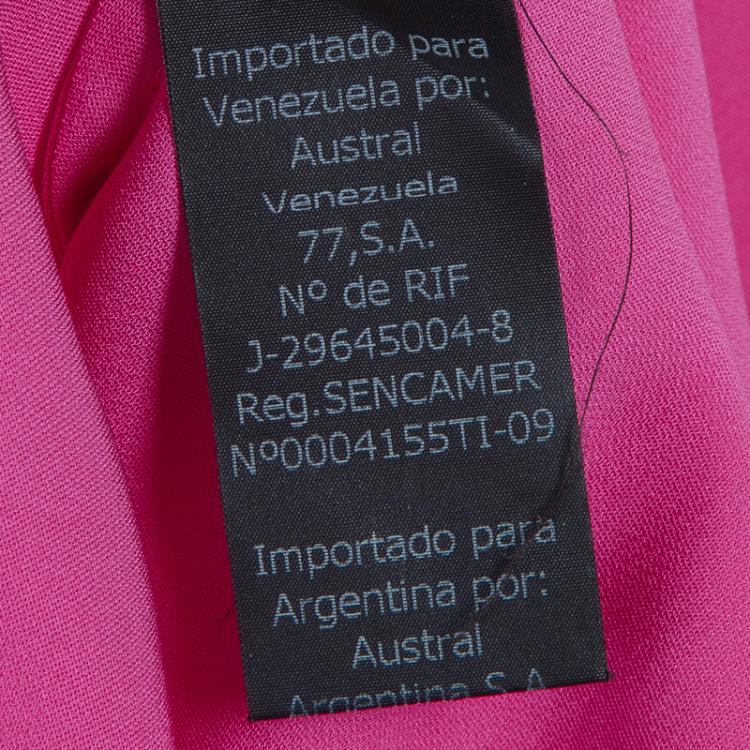Pre Owned CH Carolina Herrera Pink Silk Top S