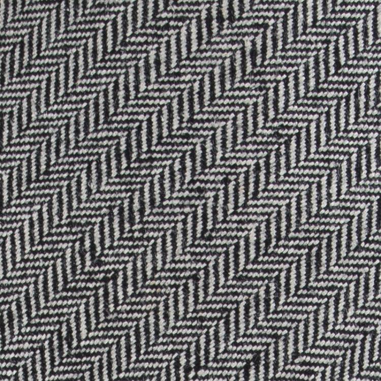 Pre Owned CH Carolina Herrera Monochrome Herringbone Skirt Suit L