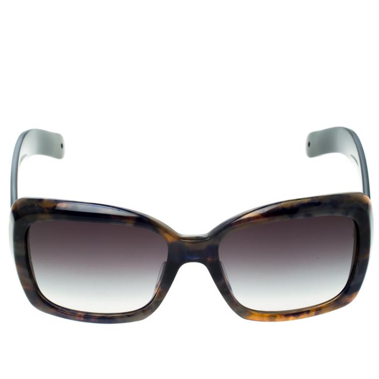Chanel Blue Tortoise 5236 Square Sunglasses Chanel