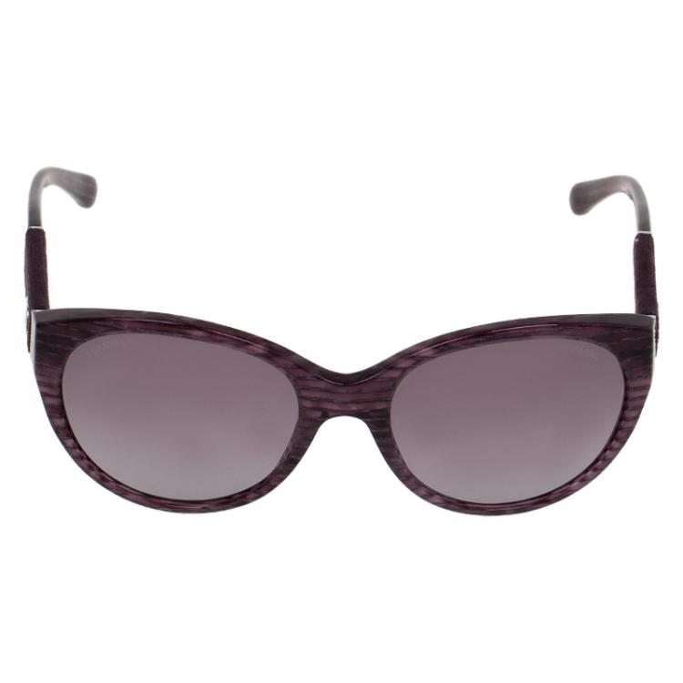 Chanel Purple Round 5259 Sunglasses Chanel