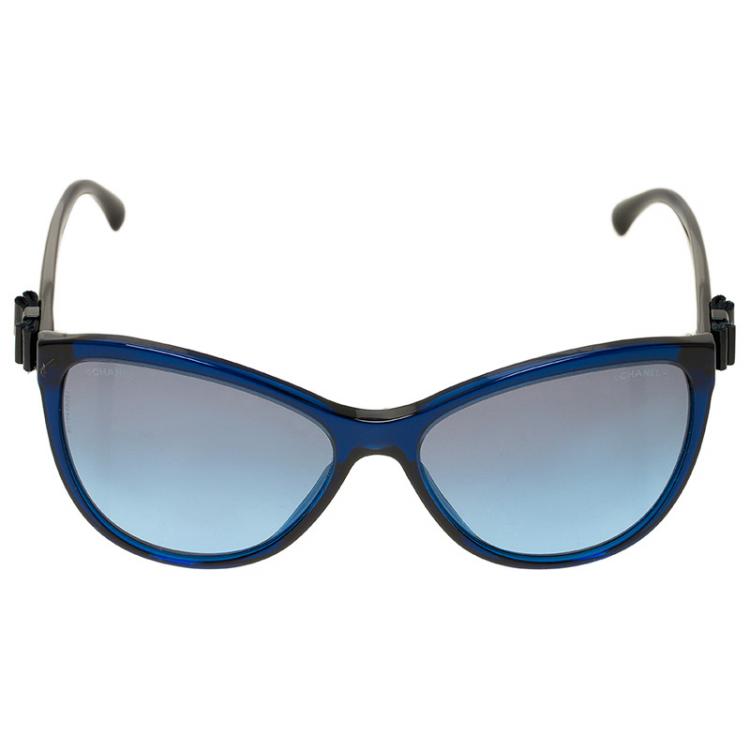 Chanel Blue 5281 Bow Detail Sunglasses Chanel