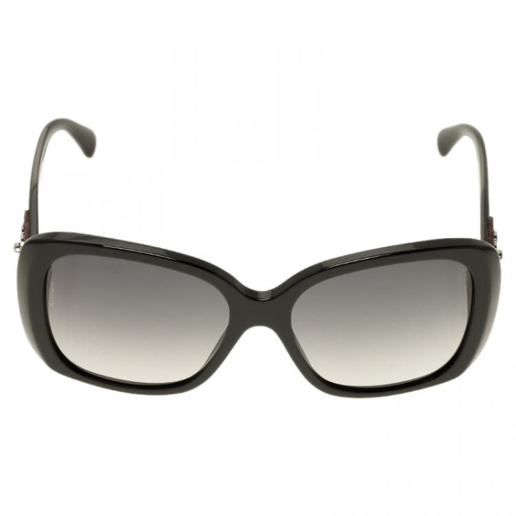 Chanel Black CC Logo 5234-Q Square Sunglasses Chanel | TLC