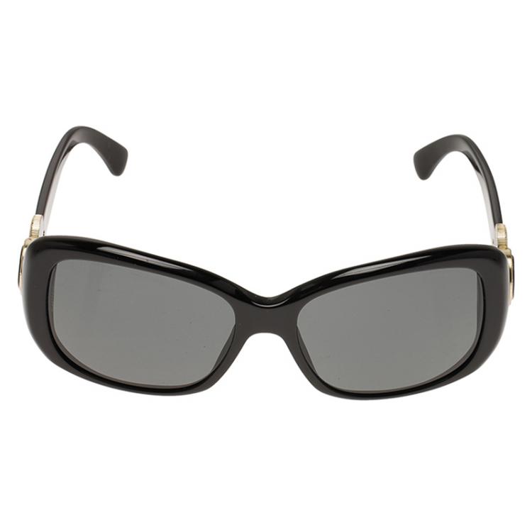 Chanel Collection Bouton Black 5191 CC Embellished Sunglasses