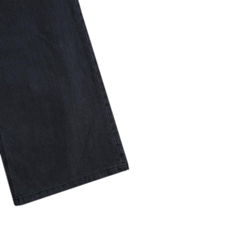 Pre Owned Chanel Grey Denim Flared High Waist Jeans M