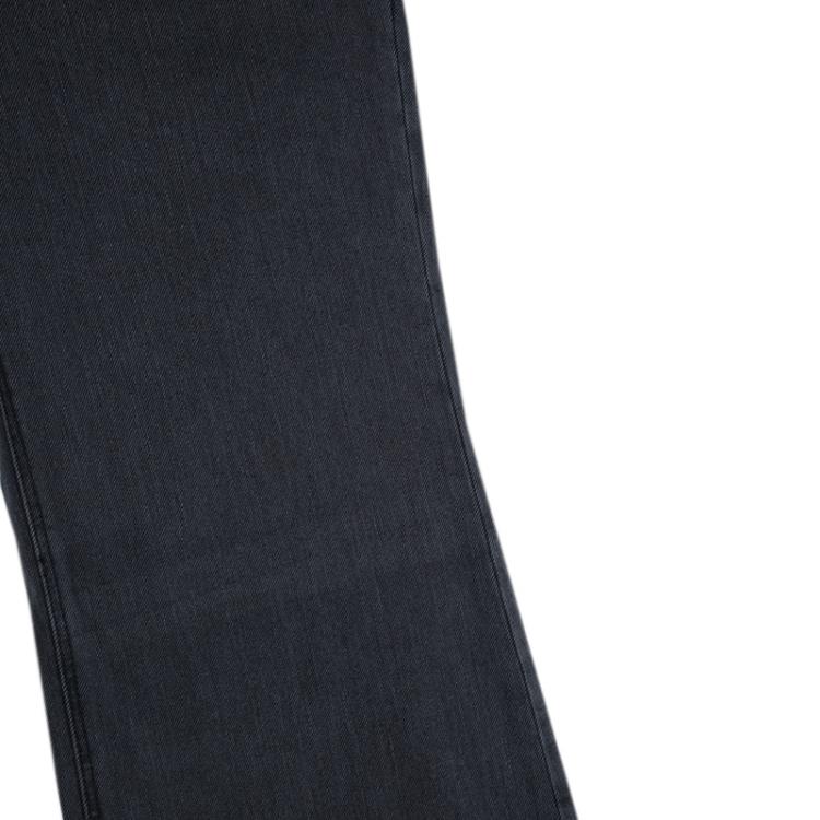 Pre Owned Chanel Grey Denim Flared High Waist Jeans M