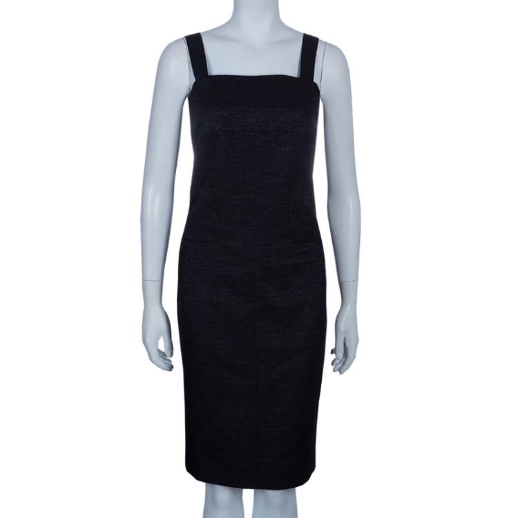 Chanel Black Cotton Sleeveless Dress M Chanel | TLC