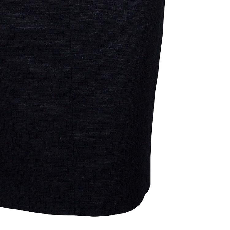 Pre Owned Chanel Black Cotton Sleeveless Dress M