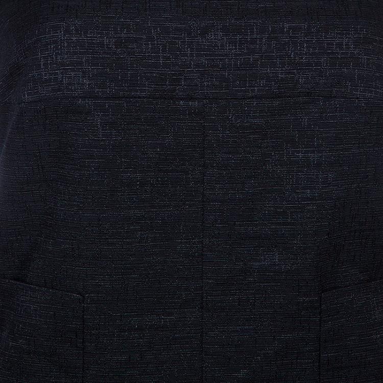 Pre Owned Chanel Black Cotton Sleeveless Dress M