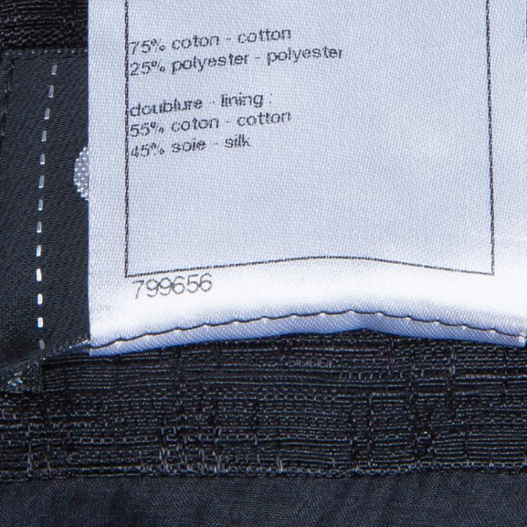 Pre Owned Chanel Black Cotton Sleeveless Dress M