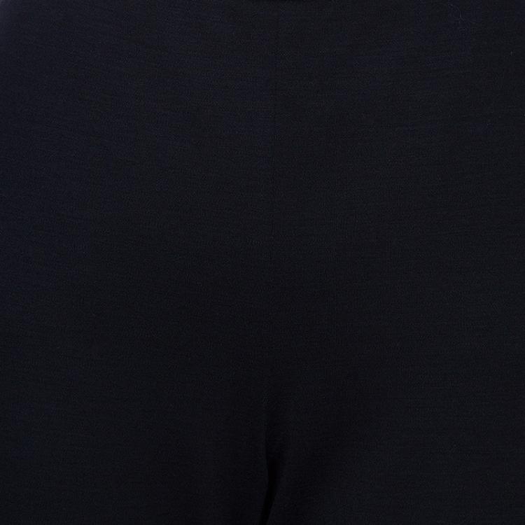 Pre Owned Chanel Black CC Trousers M