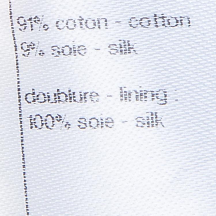 Pre Owned Chanel Off-white Tweed Skirt M