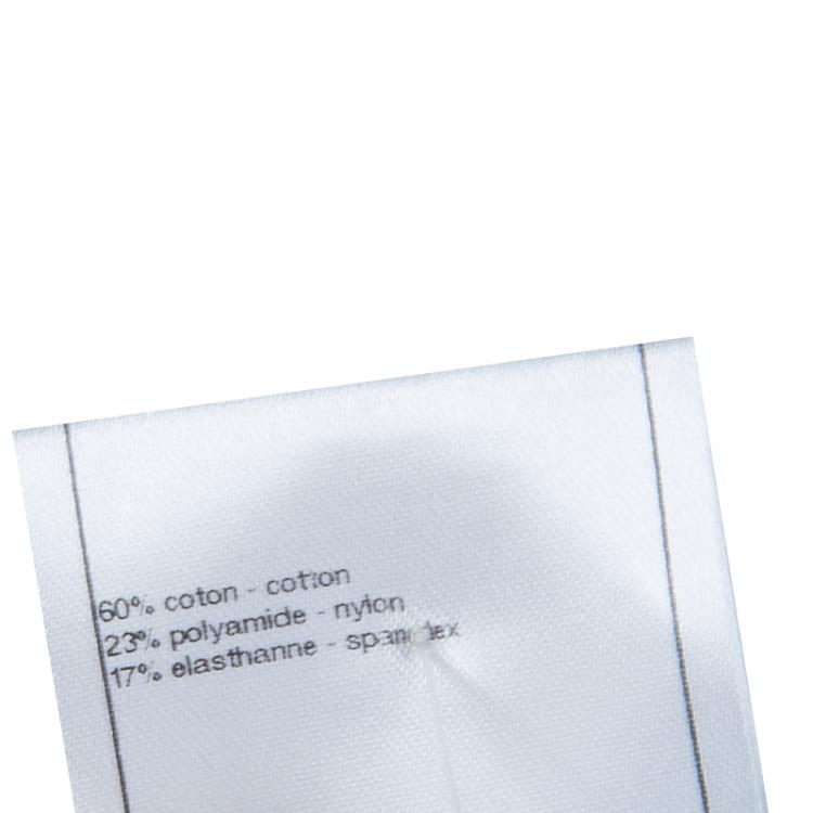 Pre Owned Chanel Black Mesh Turtleneck Long Sleeve Sheer Top L