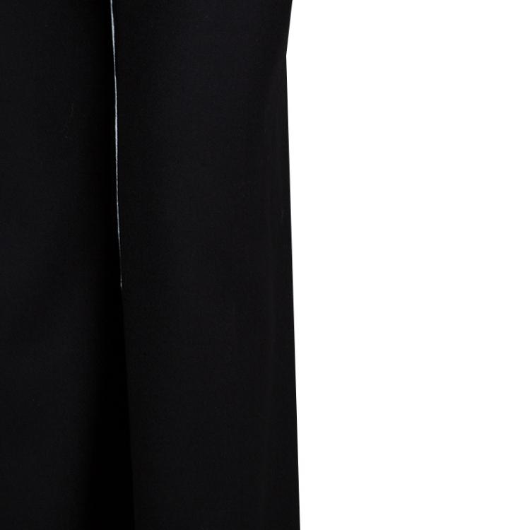 Pre Owned Chanel Black Wool Trousers M
