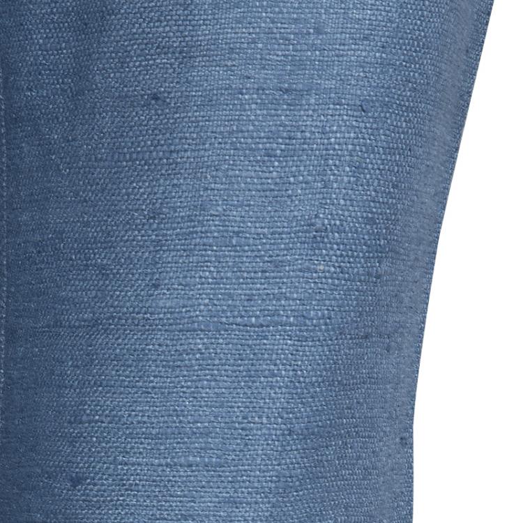 مملوكة مسبقًا Chanel Blue Textured Silk Wide Leg Trousers M