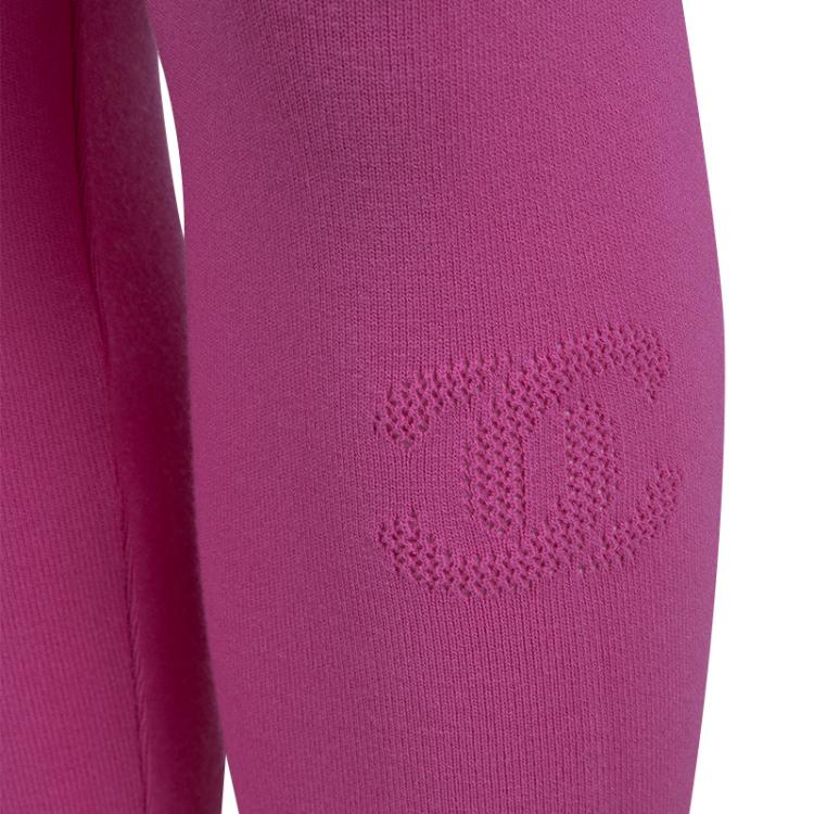 مملوكة مسبقًا Chanel Pink Knit Leggings M