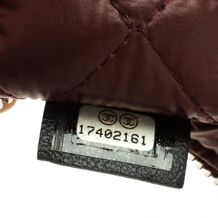 Pre Owned حافظة لابتوب شانيل نايلون مبطنة سوداء 15