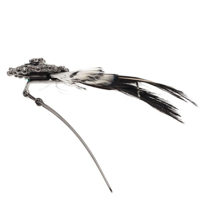 Pre Owned Chanel Feather Hair Clip