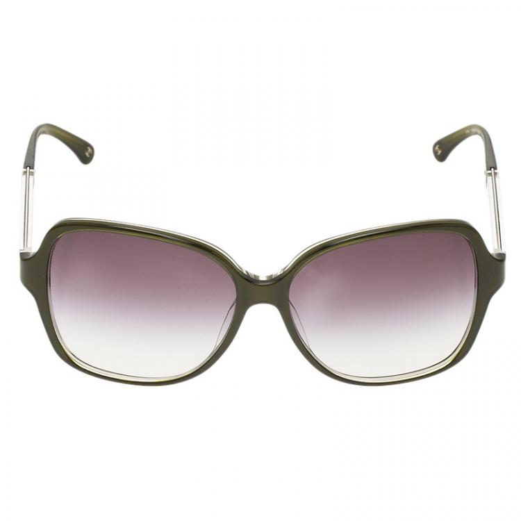 Chanel Green 5168 Miroir Collection Square Sunglasses Chanel