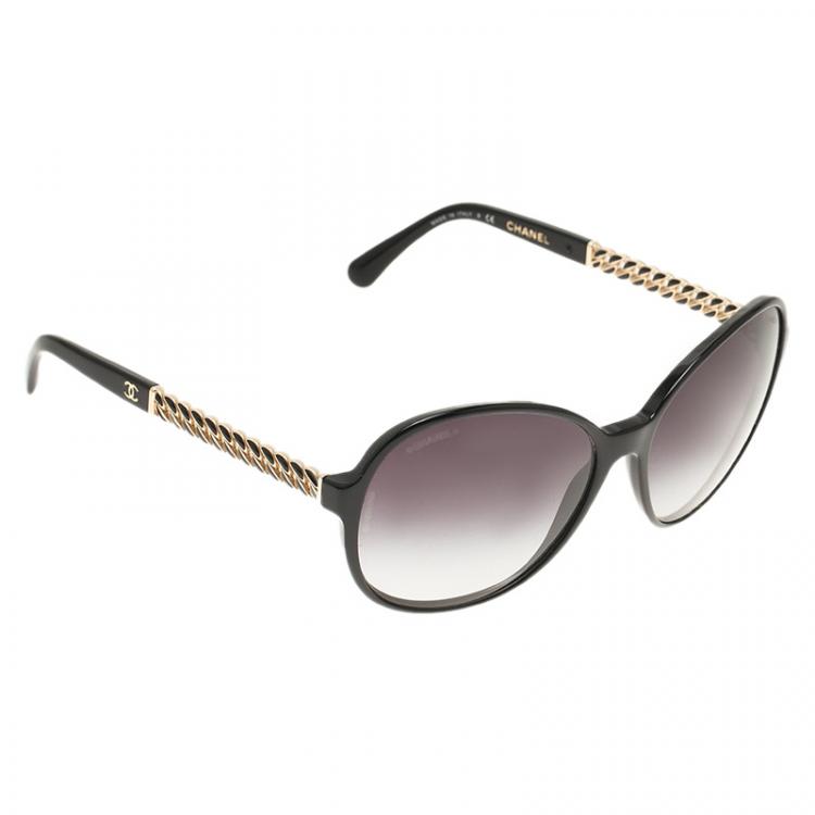 chanel sunglasses with gold chain used