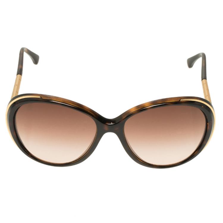 Chanel Tortoise and Gold 6037 Round Sunglasses Chanel
