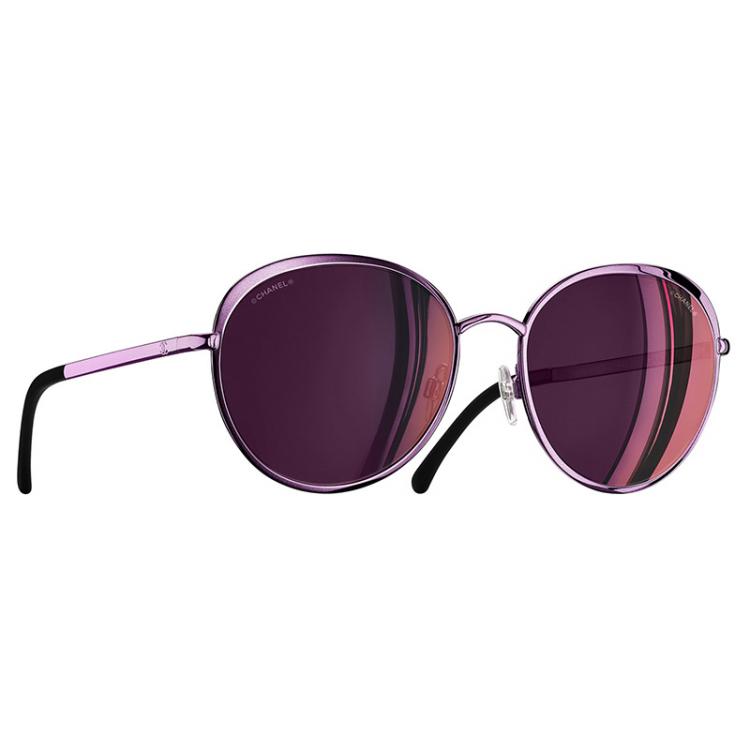 Chanel Black 4202 Polarized Round Cat Eye Sunglasses Chanel | TLC