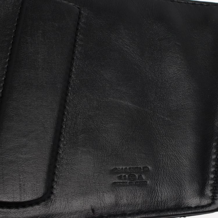 Pre Owned Chanel Black Quilted Leather Corset Belt 90 CM