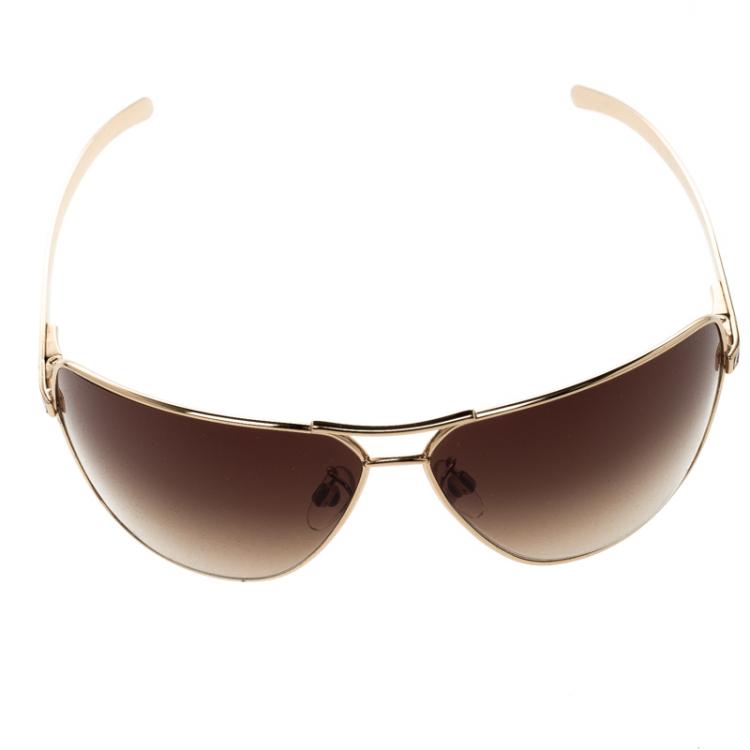 Chanel 4189TQ C11287 Brown Pilot Sunglasses | PRETAVOIR - US