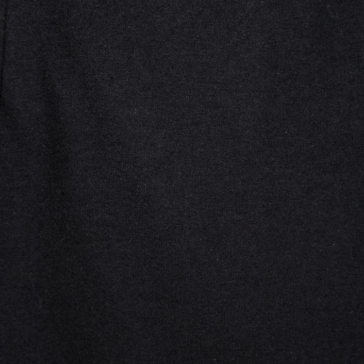 Pre Owned Chanel Black Wool High Waist Pencil Skirt M