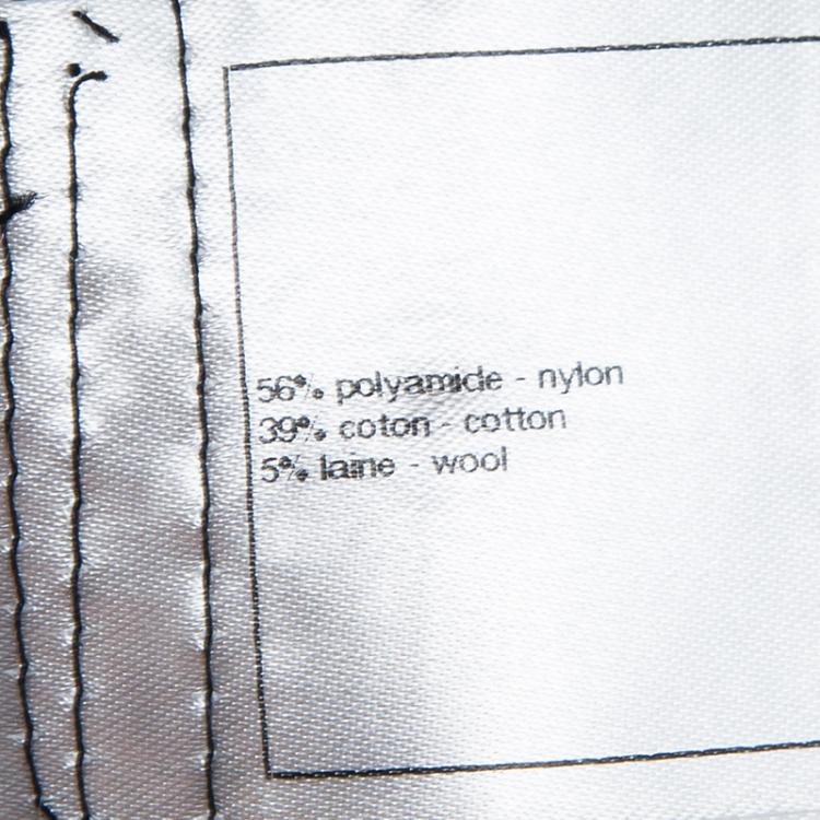 Pre Owned Chanel Multicolour Textured Open Front Cropped Boucle Jacket S