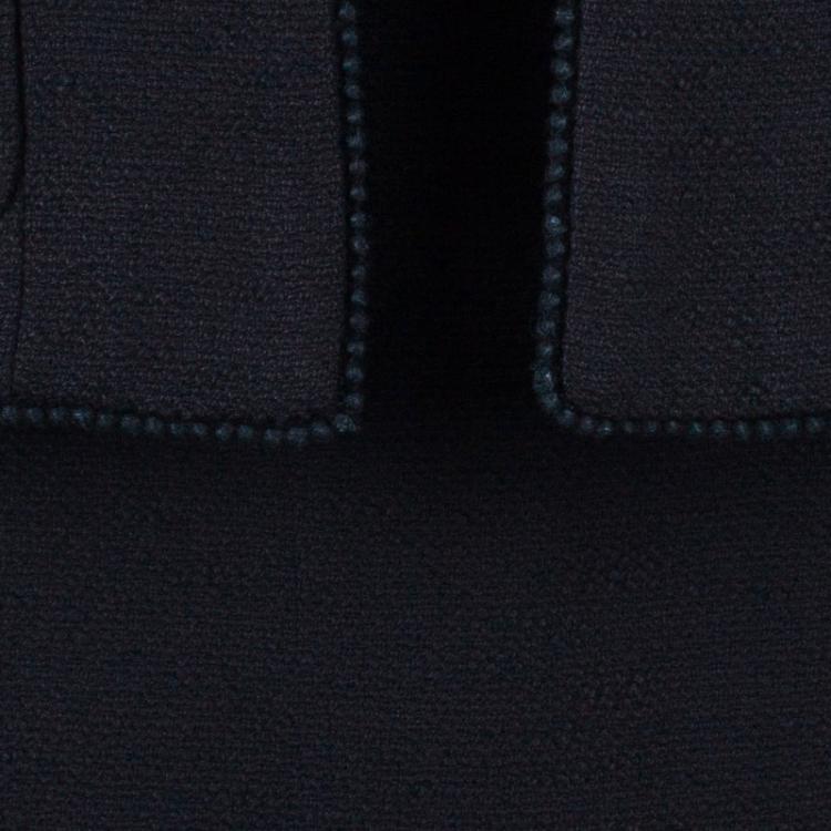 Pre Owned Chanel Black Light Bouclé Skirt Suit M