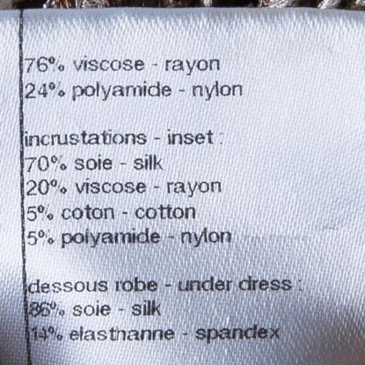 Pre Owned Chanel Brown Two Pocket Knit Dress M