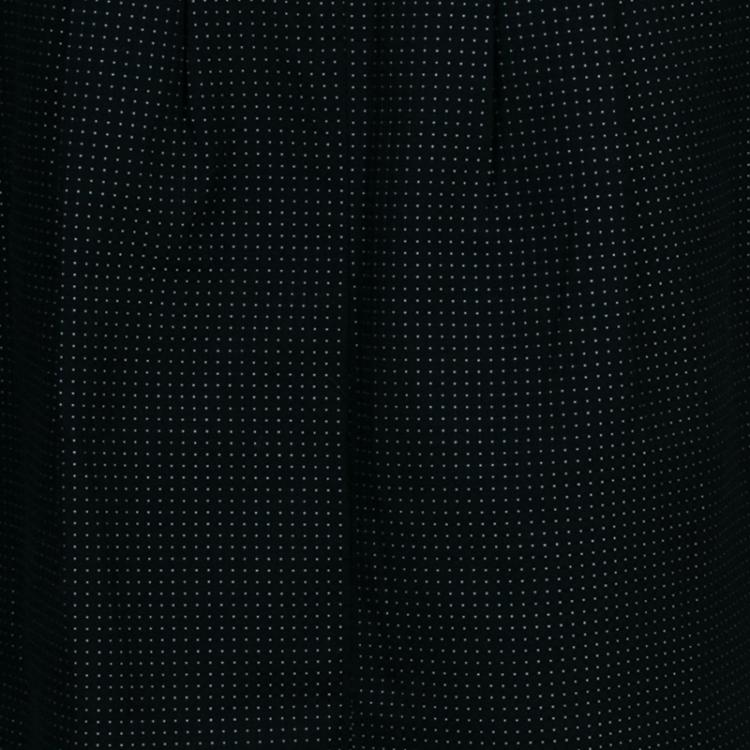 مملوكة مسبقًا Chanel Black Polka Dot Maxi Skirt M