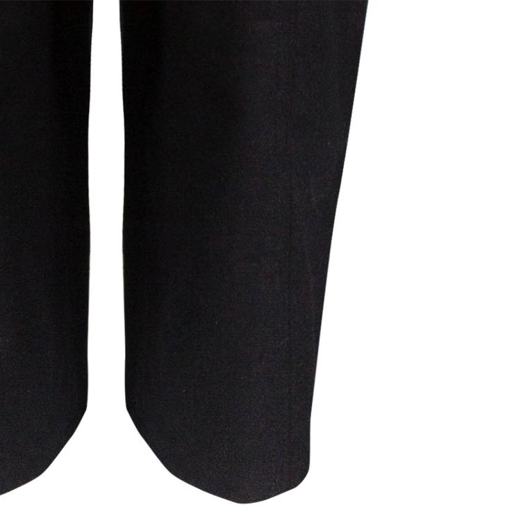 Pre Owned Chanel Brown Wool Trousers L