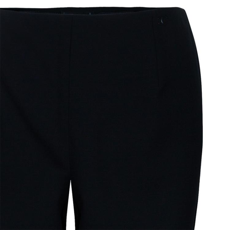 Pre Owned Chanel Black Tailored Trousers L