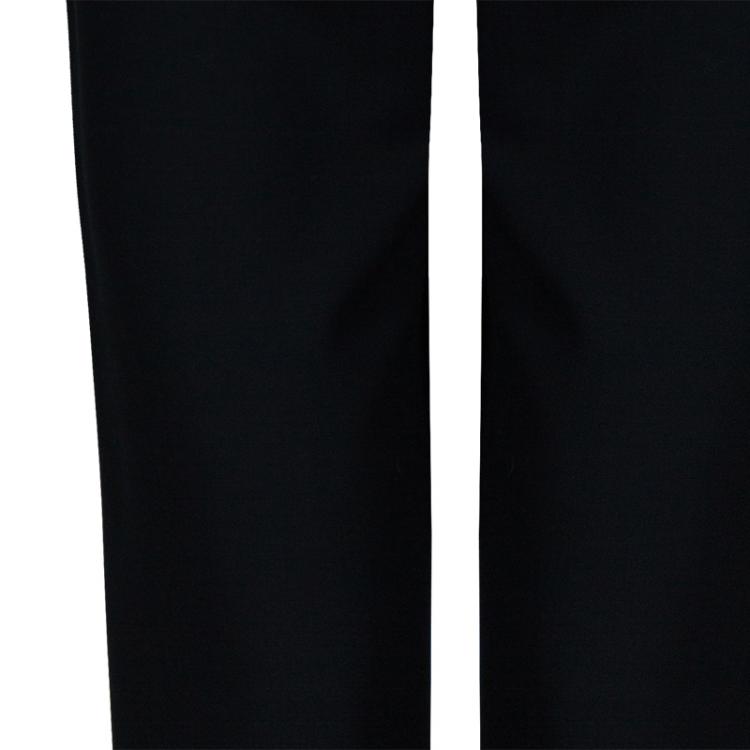 Pre Owned Chanel Black Tailored Trousers L