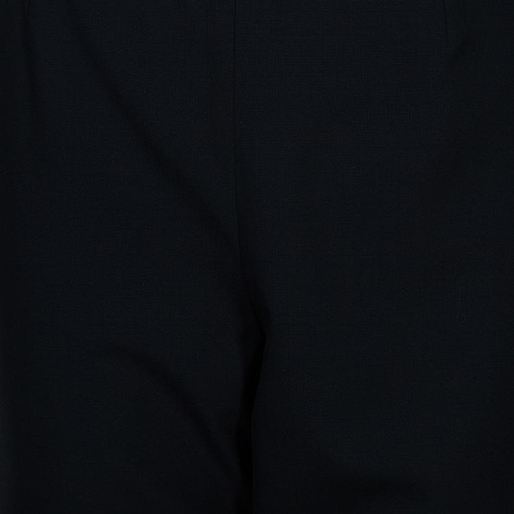 Pre Owned Chanel Black Tailored Trousers L