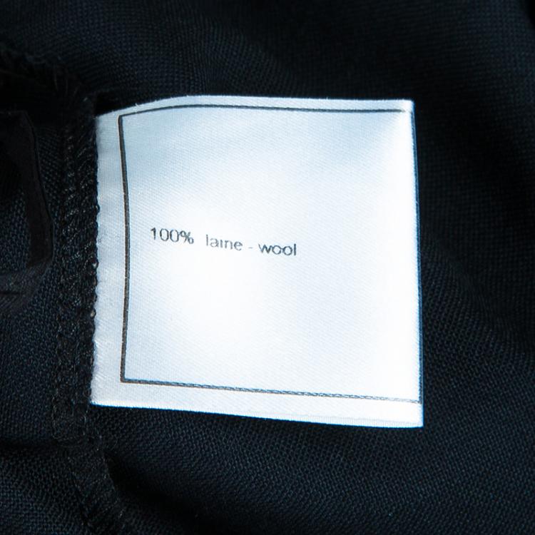 Pre Owned Chanel Black Tailored Trousers L