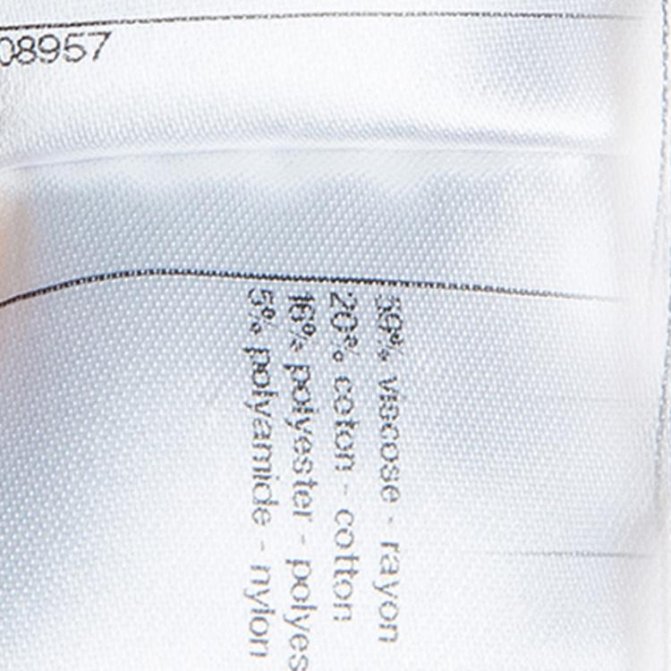 Pre Owned Chanel Black Knit Oversized Dress M